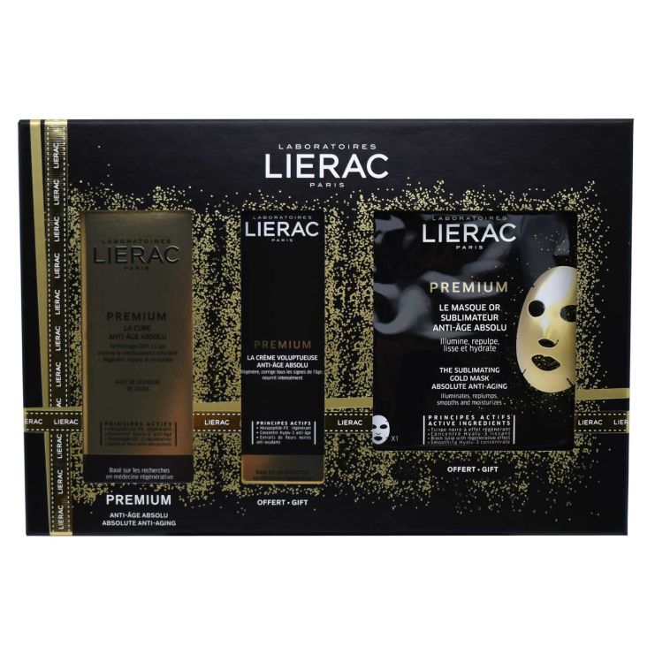 Lierac Xmas Set Premium La Cure Anti Age Absolu 30ml & Cream Voluptueuse 30ml & Mask 20ml