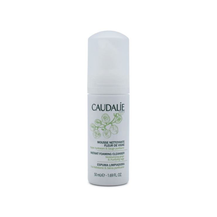Caudalie Instant Foaming Cleanser Αφρώδες Λοσιόν Καθαρισμού 50ml 