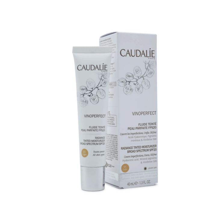 Caudalie Vinoperfect Radiance Tinted Moisturizer Broad Spectrum Ενυδατική Κρέμα με Χρώμα SPF20 Light 40ml 