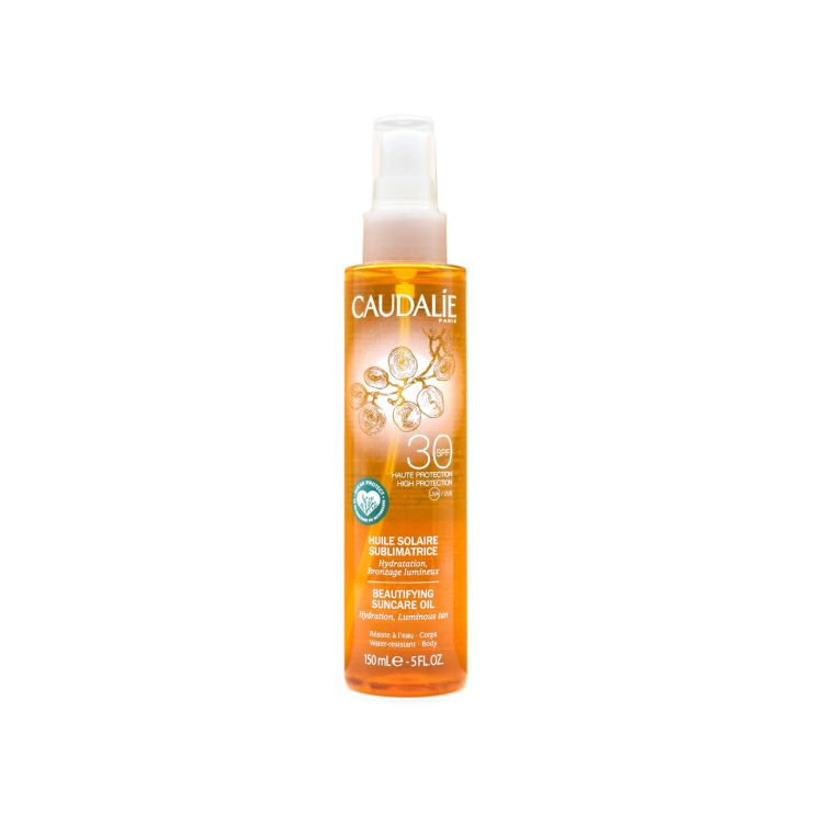 Caudalie Beutifying Suncare Oil Αντηλιακό Λάδι SPF30 150ml 