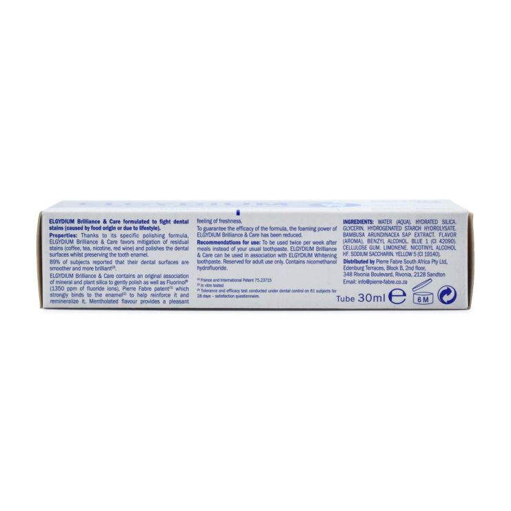 Elgydium Brilliance & Care Λευκαντική Οδοντόπαστα 30ml
