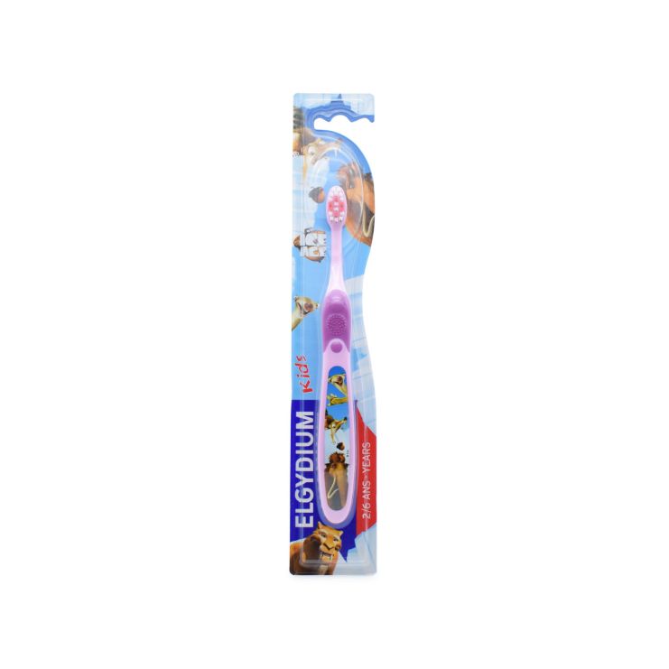 Elgydium Οδοντόβουρτσα Kids Ice Age Φούξια-Ροζ 2-6 ετών 3577056018190