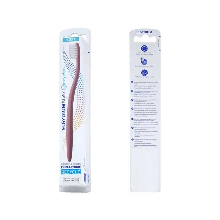 Elgydium Style Recycled Soft Ροζ 1τμχ 3577056025754