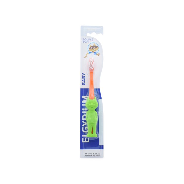 Elgydium Οδοντόβουρτσα Baby Soft 0-2 ετών Πορτοκαλί 1 τμχ 3577057054678