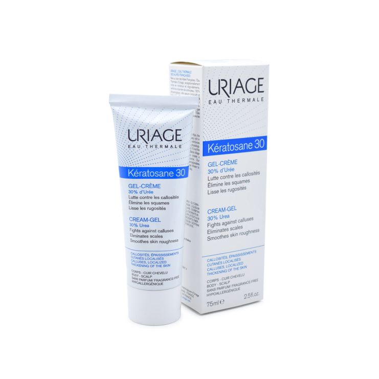 Uriage Keratosane 30 Creme Gel 30% Urea Κρέμα για Τραχύ Δέρμα 75ml