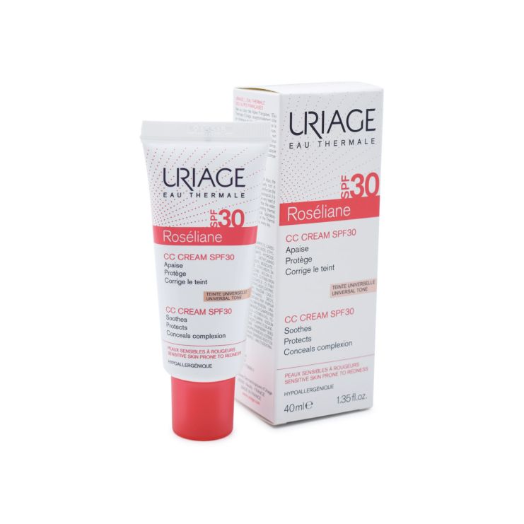 Uriage Roseliane Tinted CC Ενυδατική Κρέμα που Διορθώνει τον Τόνο του Δέρματος SPF30 40ml