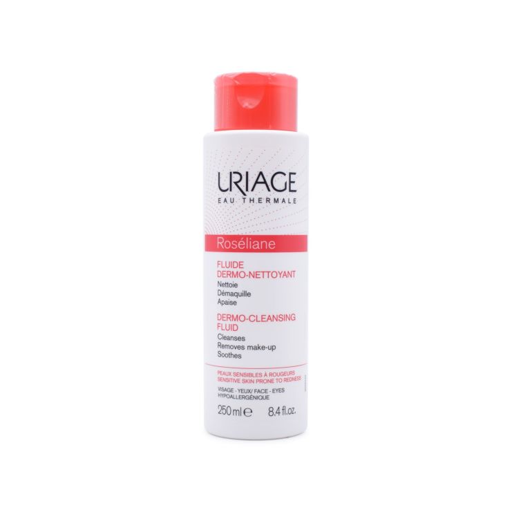 Uriage Roseliane Dermo-Cleansing Fluid Λεπτόρρευστο Καθαριστικό Προσώπου 250ml