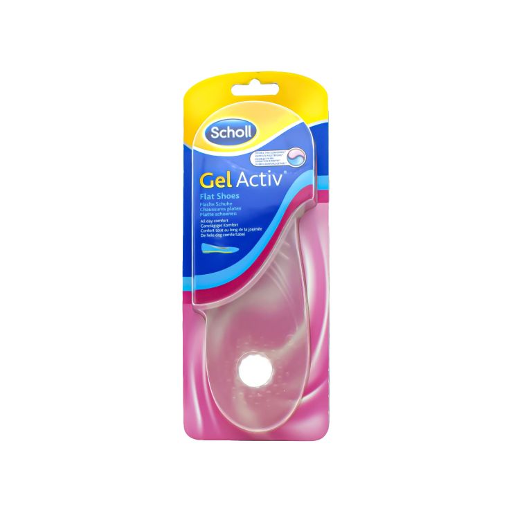 Scholl Gel Activ Flat Shoes Ανατομικοί Πάτοι Παπουτσιών από Σιλικόνη 1 ζεύγος