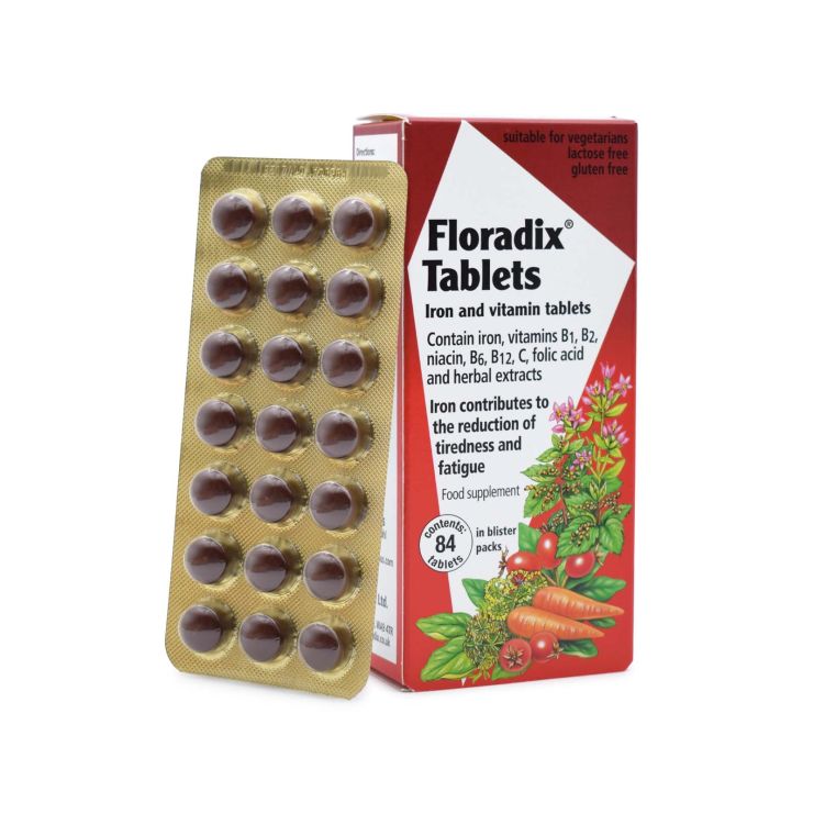 Power Health Floradix Iron 84 ταμπλέτες