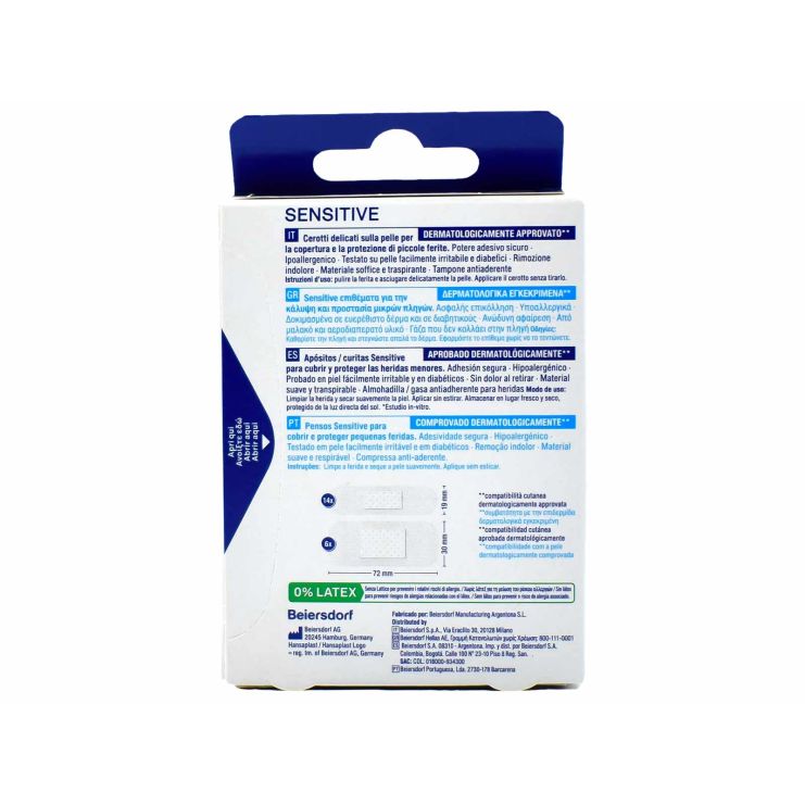 Hansaplast Strips 46041 Sensitive 2 μεγέθη 20τμχ