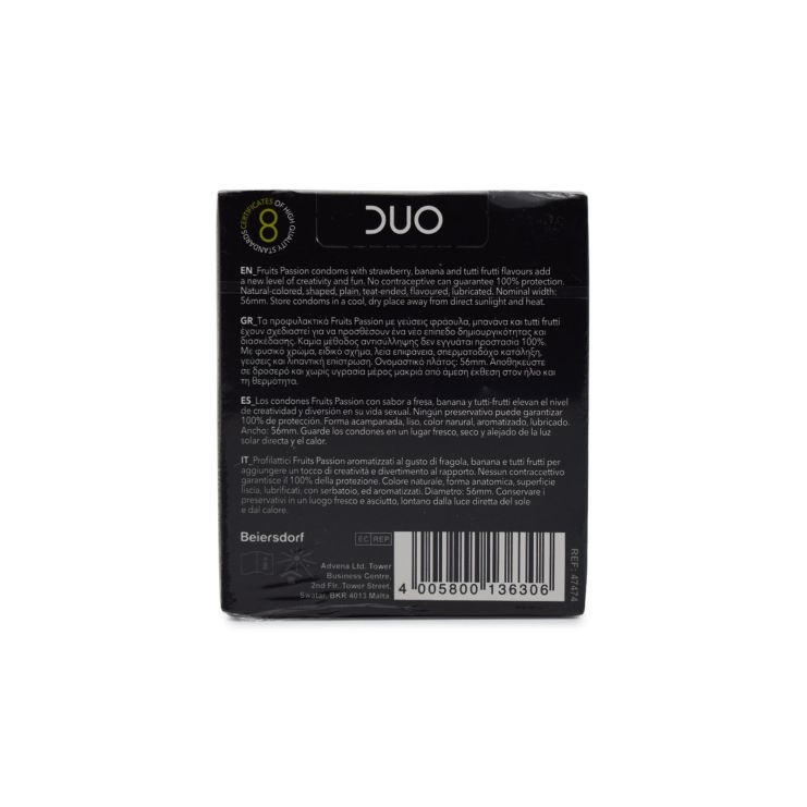 Duo Fruits Passion 3 προφυλακτικά 