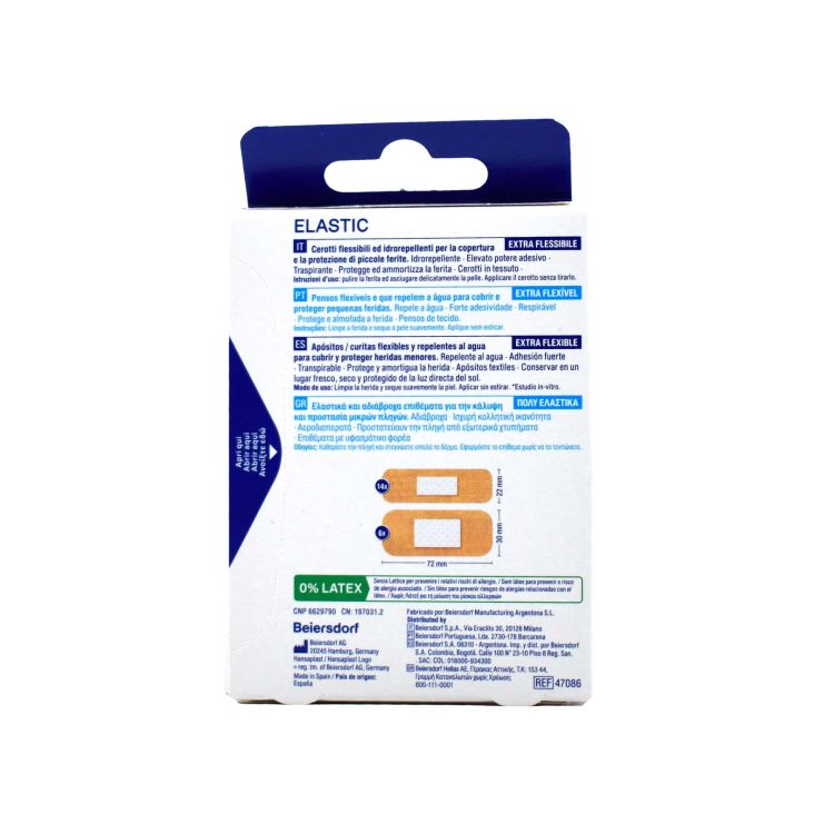 Hansaplast Strips 47086 Elastic Extra Flexible 20pcs