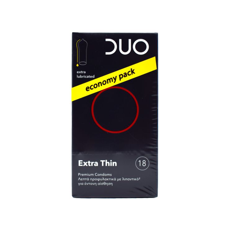 Duo Extra Thin Economy Pack 18 προφυλακτικά