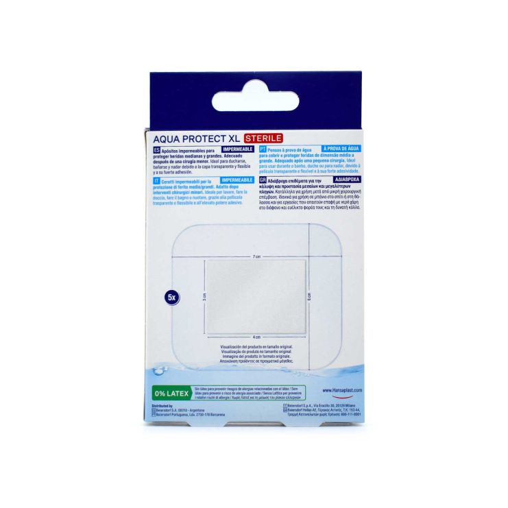 Hansaplast Strips 48627 Aqua-Protect XL 6x7cm 5pcs
