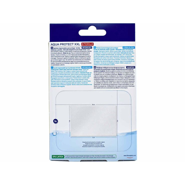 Hansaplast Aqua-Protect XXL 8x10cm 5 τμχ