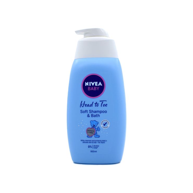 Nivea Baby Soft Shampoo & Bath Σαμπουάν και Αφρόλουτρο 500ml