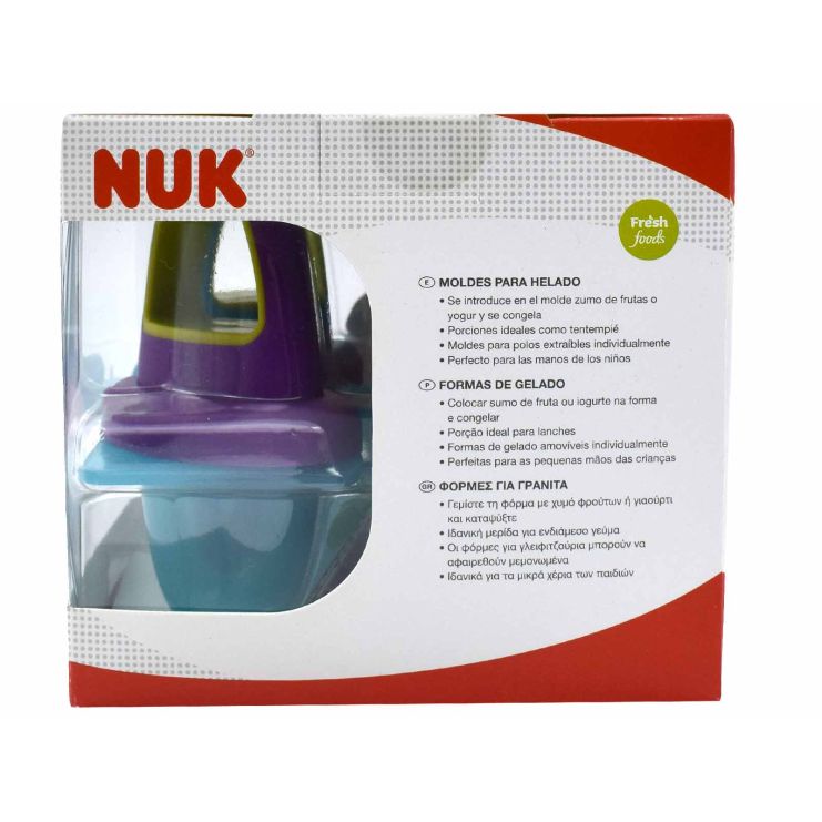 Nuk Mini Ice Lollies Φορμάκια Παγωτού 4 τμχ