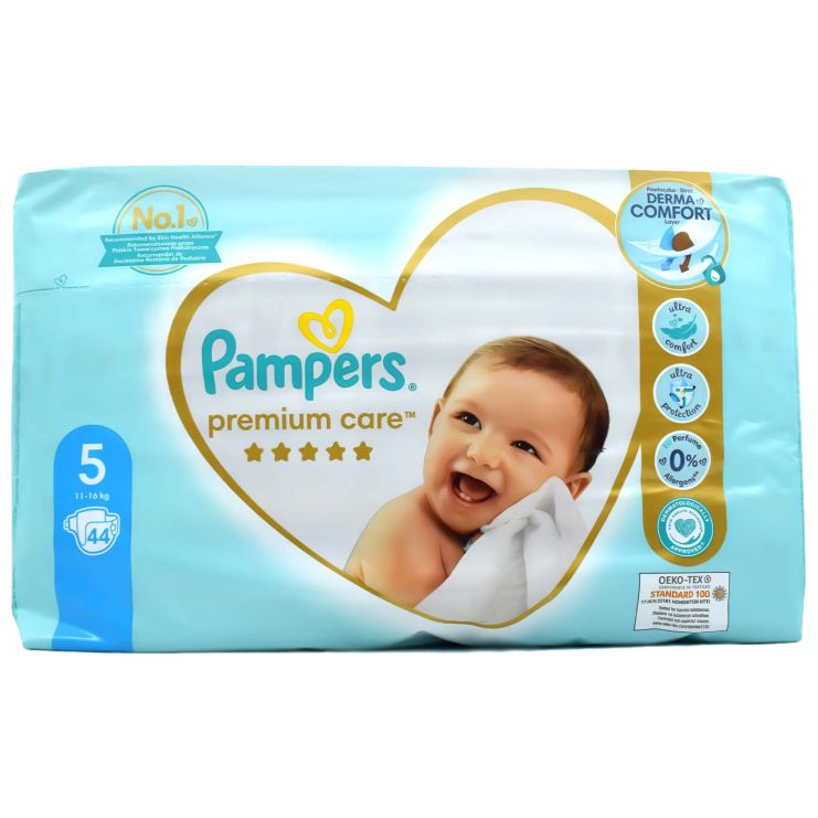 Pampers Premium Care No5 από 11 έως 16kg 44 τμχ