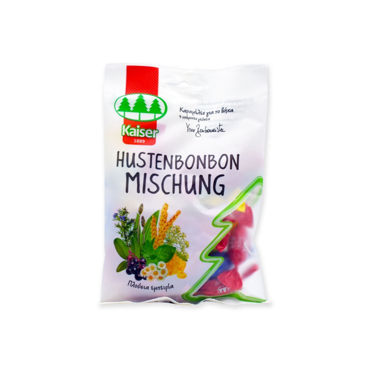 Kaiser 1889 Hustenbonbon Mischung Καραμέλες για το Βήχα 80gr
