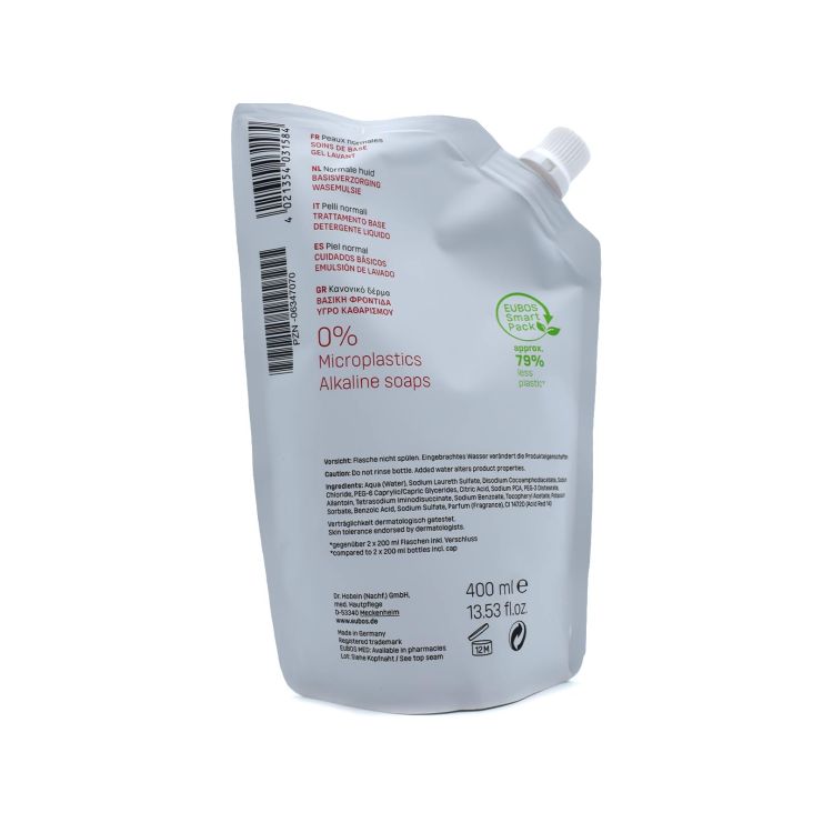 Eubos Red Liquid Washing Emulsion Refill 400ml