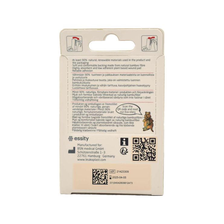 BSN Medical Leukoplast Eco Kids  Αυτοκόλλητα Επιθέματα για Παιδιά  2 μεγέθη 8 Επιθέματα  19mm x 72mm 4 Επιθέματα  38mm x 72mm 12 τμχ