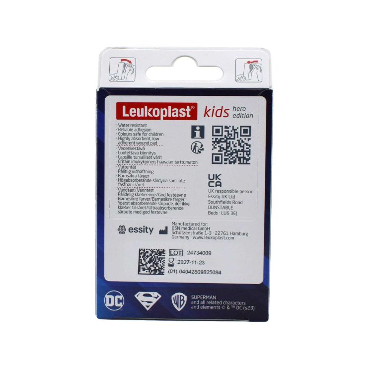 BSN Leukoplast Kids Hero Edition Superman 12 τμχ