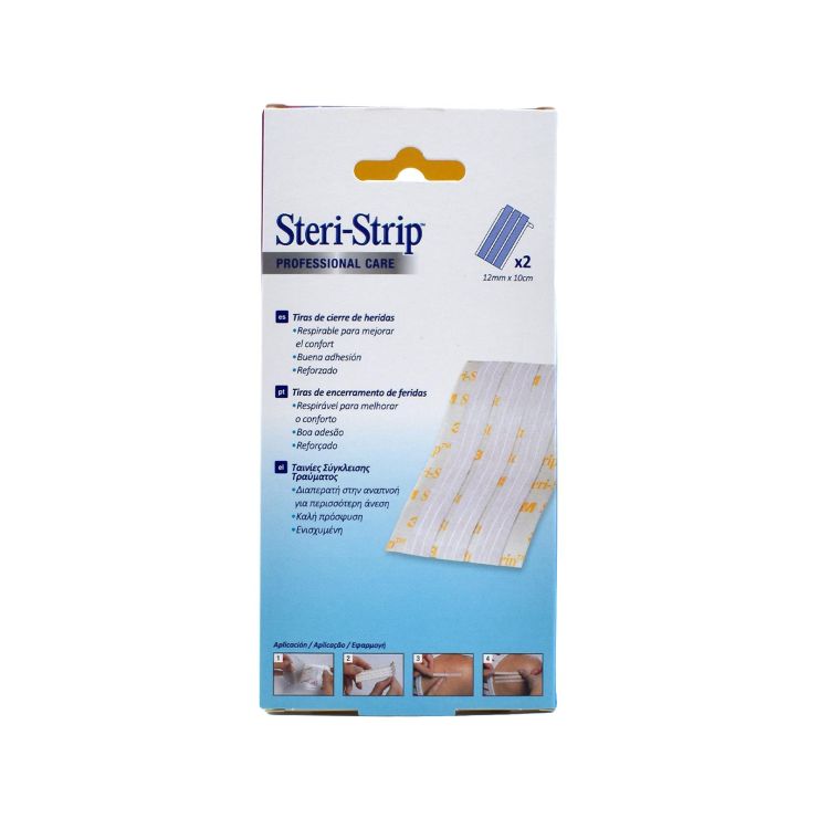 3M Steri-Strip 1 Φάκελο με 6τμχ (12mm x 10cm) Professional Care REF 15471P-1