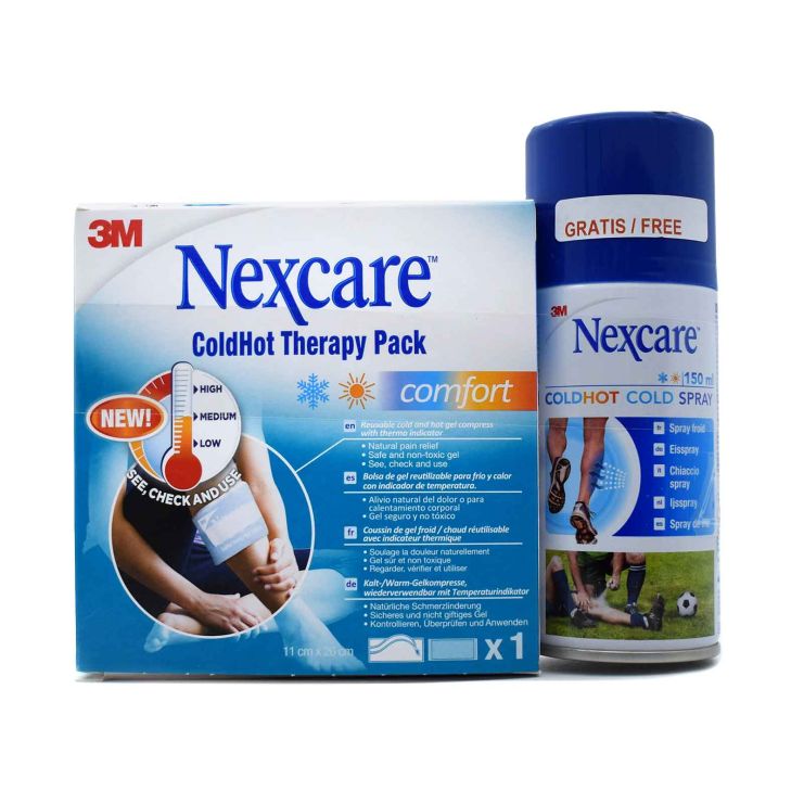 3M Nexcare ColdHot Comfort 11cm x 26cm  2in1 & Cold Spray 150ml