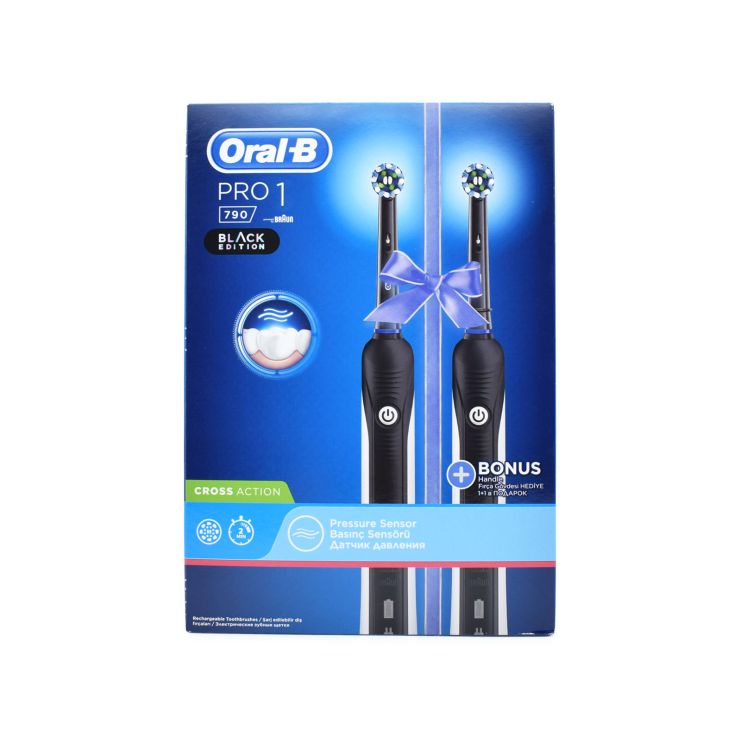 Oral-B Pro 3D 790 Black Edition Cross Action Set 1+1