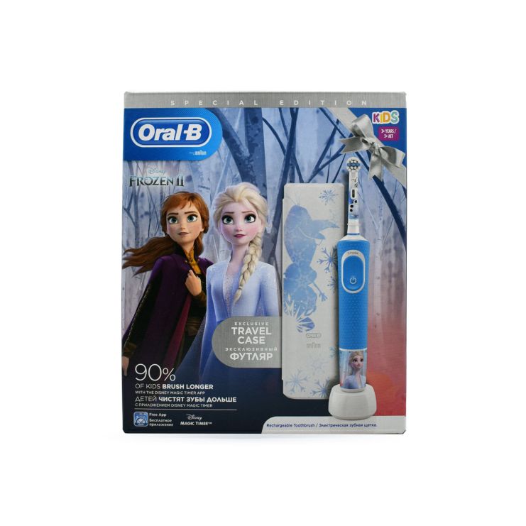 Oral-B Ηλεκτρική Οδοντόβουρτσα Vitality Frozen II & Travel Case για 3+ year