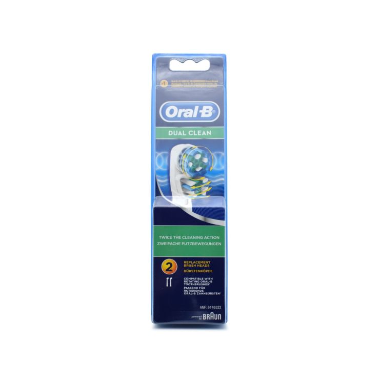Oral-B Dual Clean 2 Ανταλλακτικές Κεφαλές