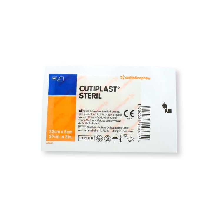 Smith & Nephew Cutiplast Steril Αυτοκόλλητο Αποστειρωμένο Επίθεμα 7.2cm x 5cm 1 τμχ