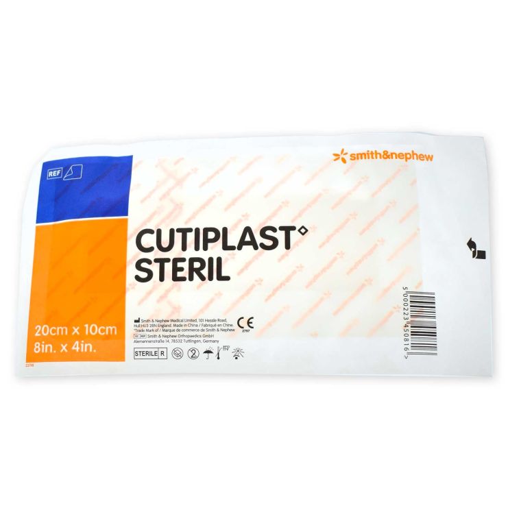 Smith & Nephew Cutiplast Steril Αυτοκόλλητο Αποστειρωμένο Επίθεμα 20cm x 10cm 1 τμχ