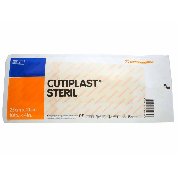 Smith & Nephew Cutiplast Steril Αυτοκόλλητο Αποστειρωμένο Επίθεμα 25cm x 10cm 1 τμχ