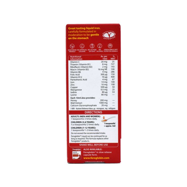 Vitabiotics Feroglobin Liquid 200ml 