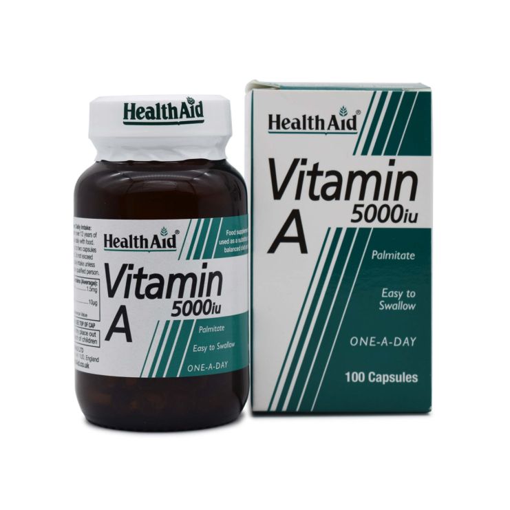 Health Aid Vitamin A 5000iu 100 κάψουλες