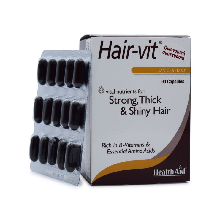 Health Aid Hair-Vit 90 κάψουλες