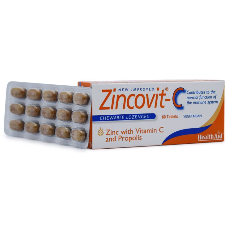 Health Aid Zincovit C 60 ταμπλέτες