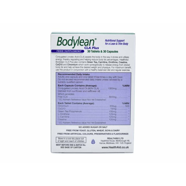 Health Aid Bodylean CLA Plus 30 ταμπλέτες + 30 κάψουλες
