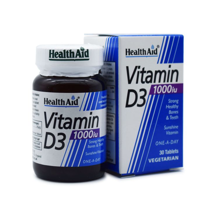 Health Aid Vitamin D3 1000iu 30 ταμπλέτες