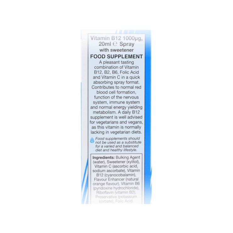 Health Aid Vitamin B12 1000μg Oral Spray Πορτοκάλι 20ml