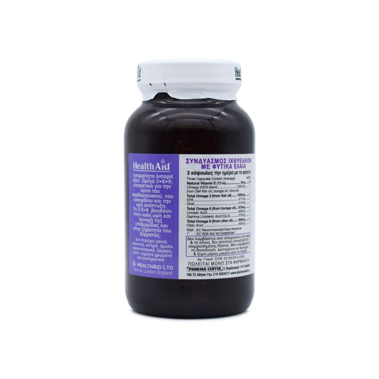 Health Aid Balanced Omega 3-6-9 90 κάψουλες