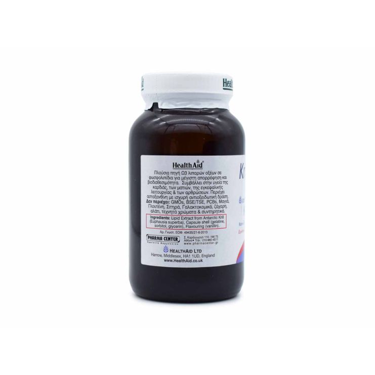 Health Aid Krill Life Pure Antarctic Krill Oil 90 κάψουλες