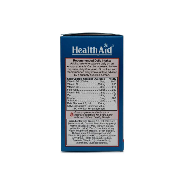  Health Aid BetaGlucan Complex 30 caps