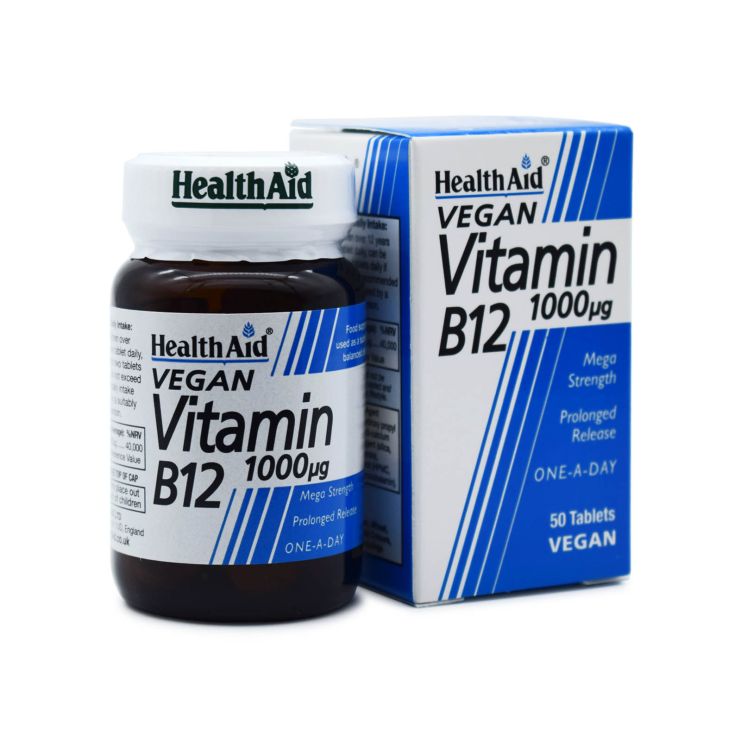 Health Aid B12 1000μg 50 ταμπλέτες