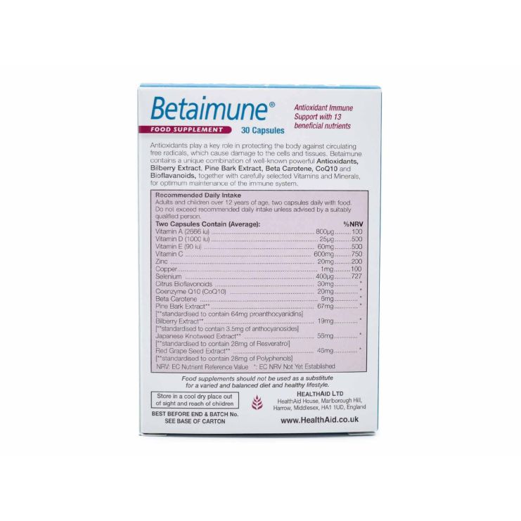 Health Aid Betaimune 30 κάψουλες