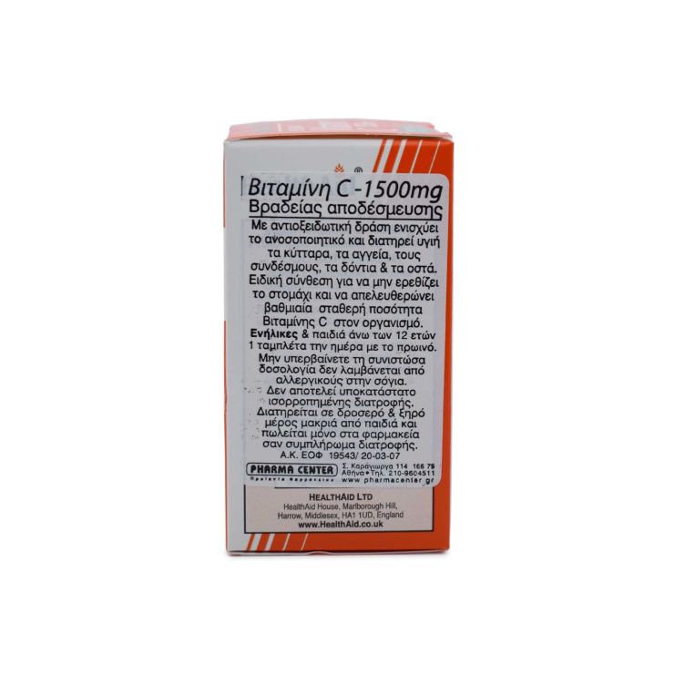 Health Aid Vitamin C 1500mg Prolonged Release 30 tabs