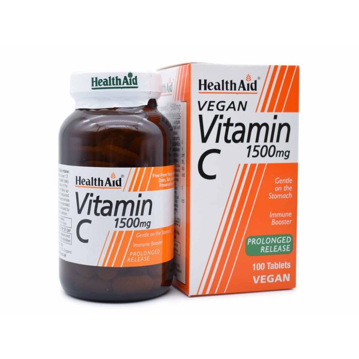 Health Aid Vitamin C Prolonged Release 1500mg 100 ταμπλέτες