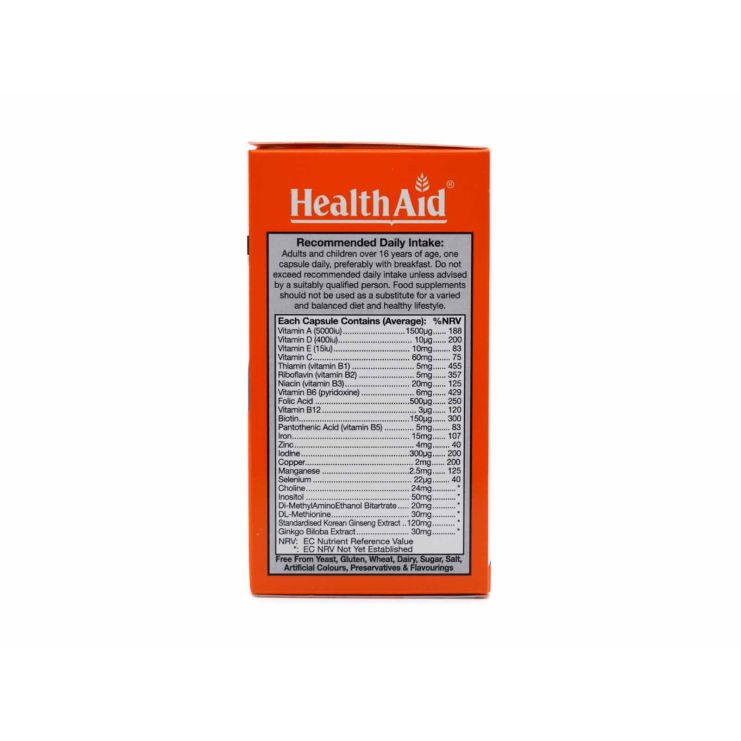 Health Aid Gericaps Active 30 κάψουλες