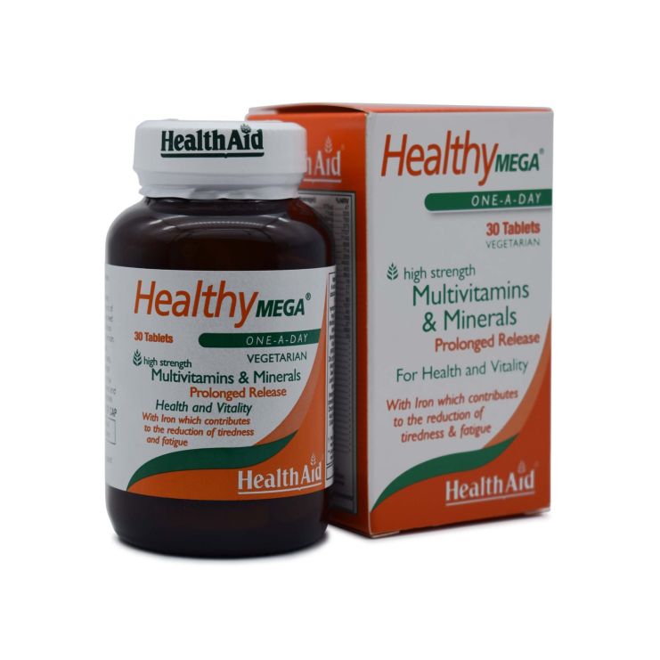 Health Aid Healthy Mega Multivitamins and Minerals 30 ταμπλέτες